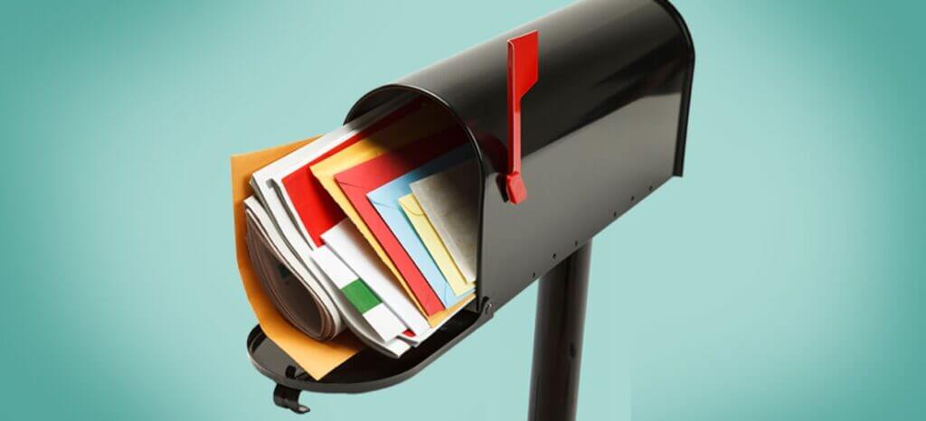 mailbox full of mail