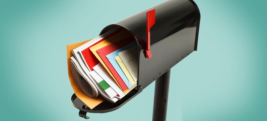 mailbox full of mail