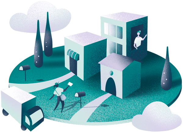 Neighborhood illustration