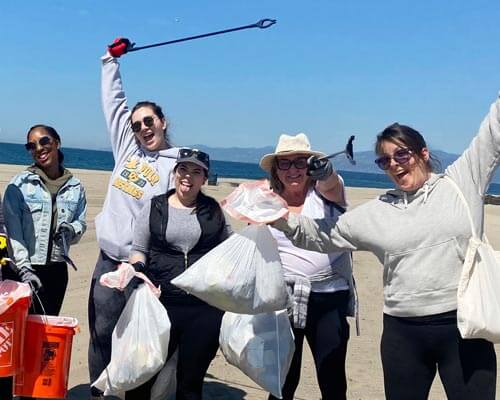 Dockweiler Beach Clean Up Photo