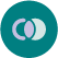 overlapping circle icon